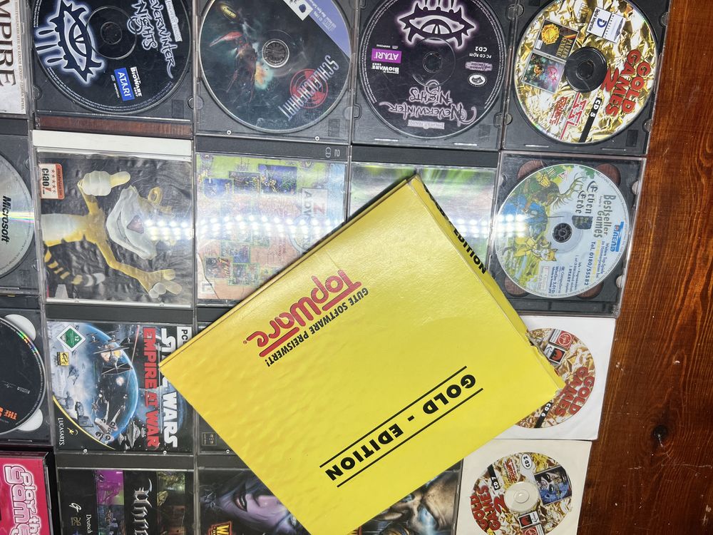 Kolekcja gier PC Gothic Warcraft III Empire Earth Gold Games - Retro