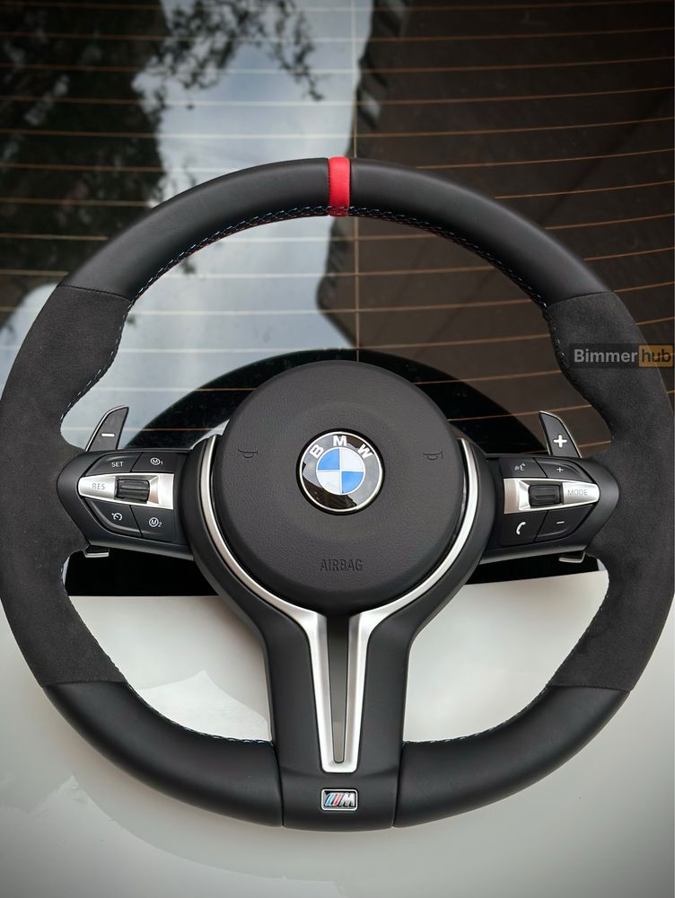 М Руль алькантара, оригинал airbag BMW x5 f10 f15 f25 f30 f32 f20 f01