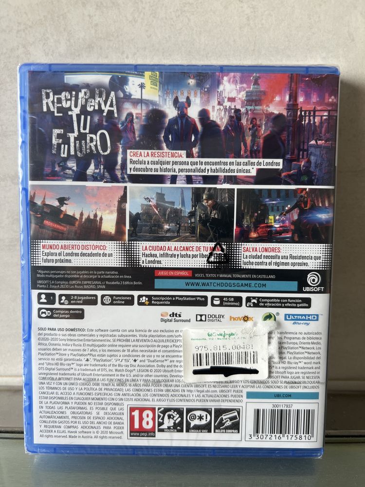 Jogo Watch Dogs Legion -Ps5