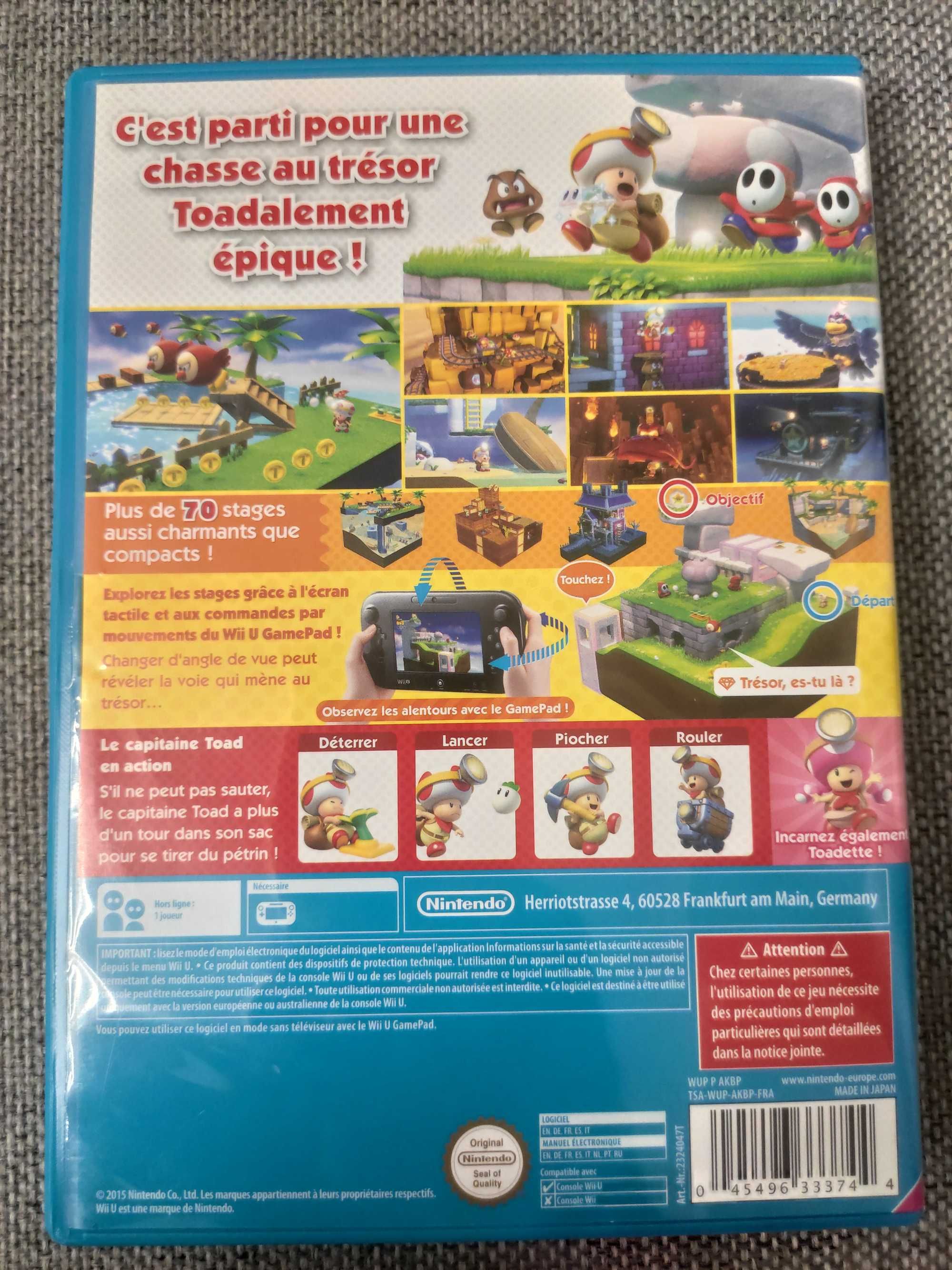 Captain Toad Treasure Tracker - Nintendo Wii U WiiU gra PAL