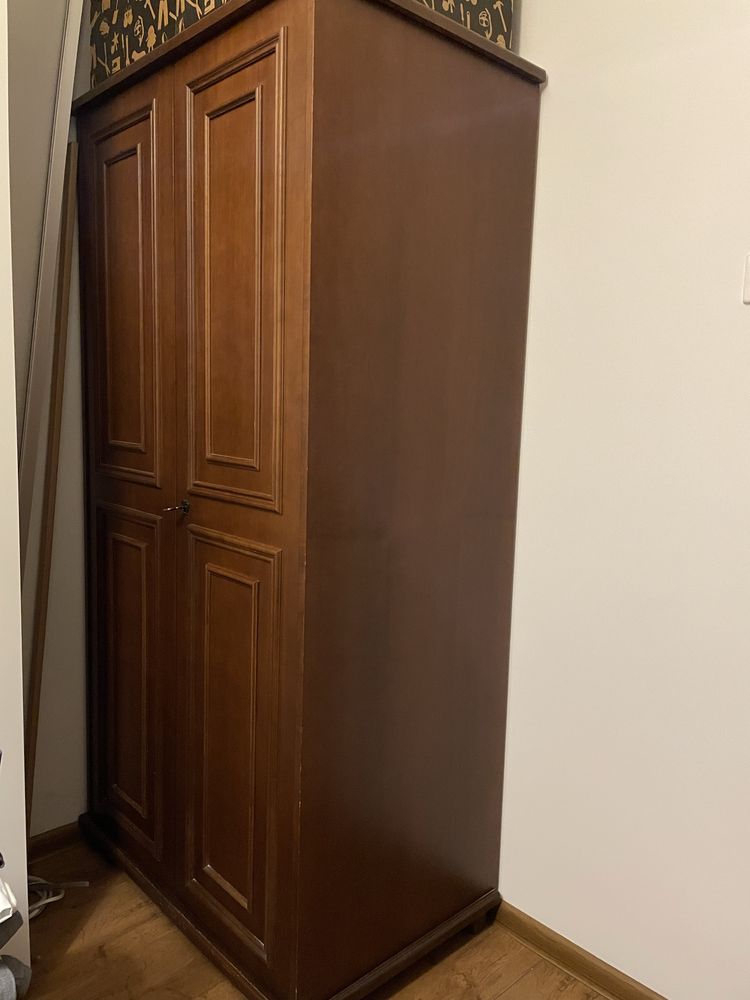 Szafa dwudrzwiowa na ubrania 87cm x 56cm x 182cm