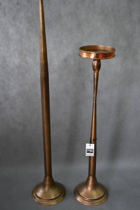 Eleganckie stojaki świeczniki PTMD Collection ślub wesele