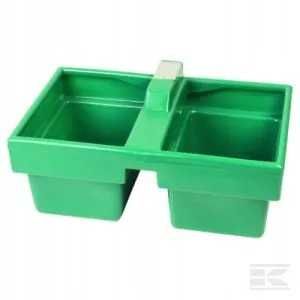 Poidło dwukomorowe wannowe, pastwiskowe dla koni bydła 100 L ZIELONE