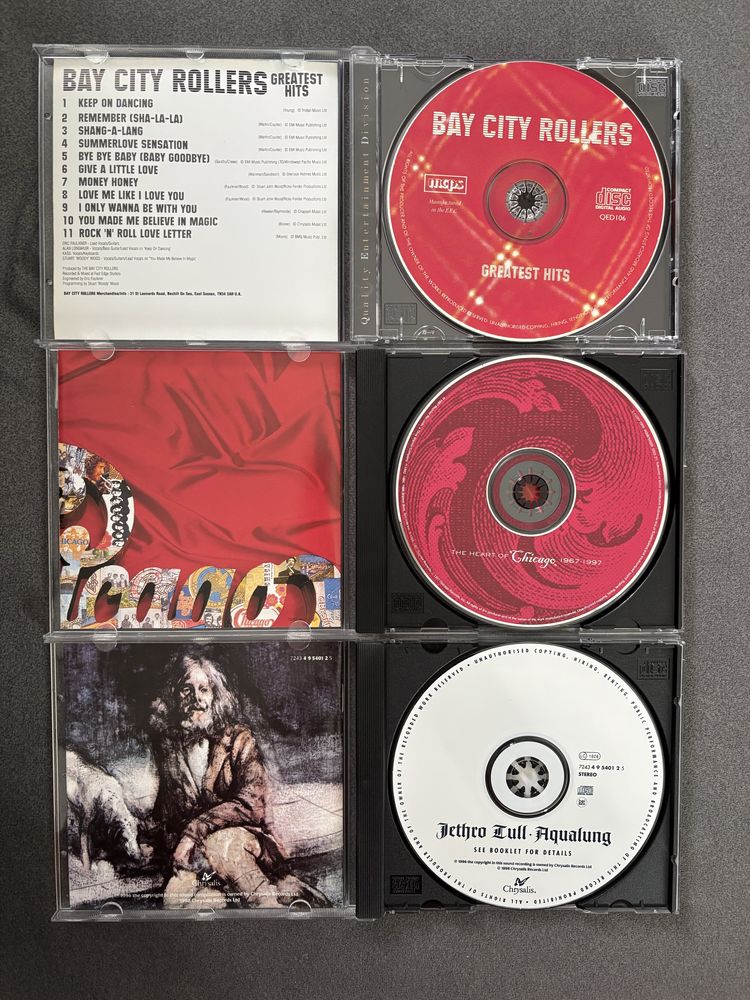 Bay City Rollers, Chicago, Jethro Tull Aqualung