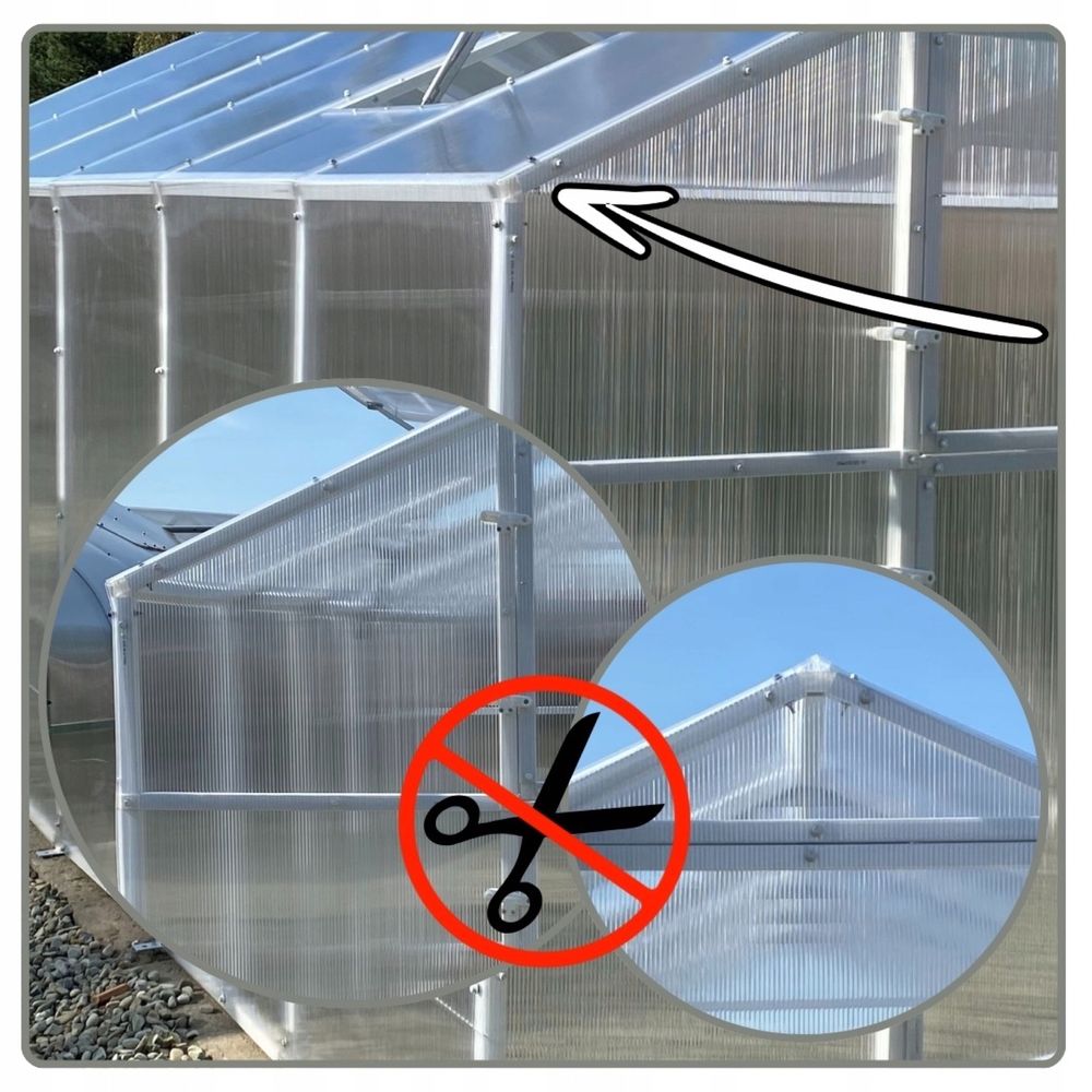 GRATIS DOSTAWA Szklarnia Nowa! 2x4