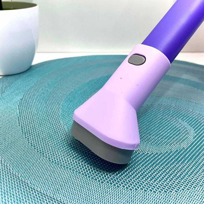 Дитячий пилосос пінопластові кульки насадки звук  Фіолетовий (HJ619D)