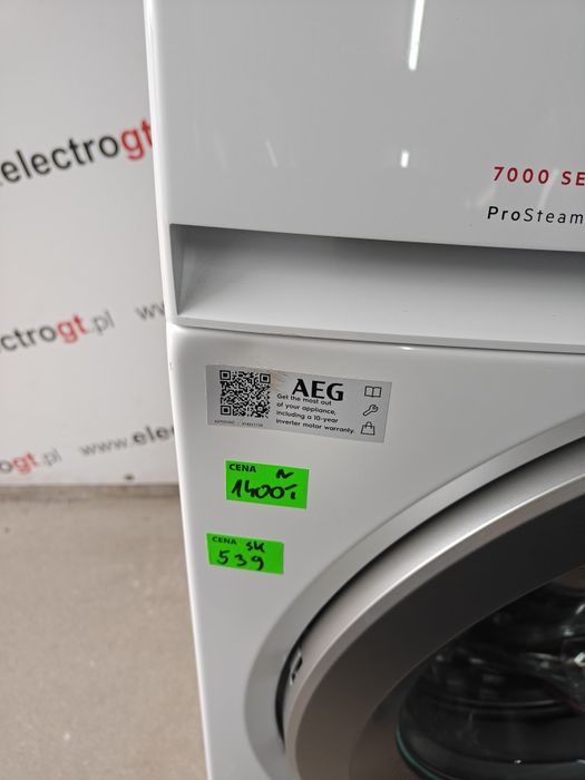 Pralka AEG nowa 8kg 1400 obr. Sprawdź duży wybór sprzętu! Dowóz