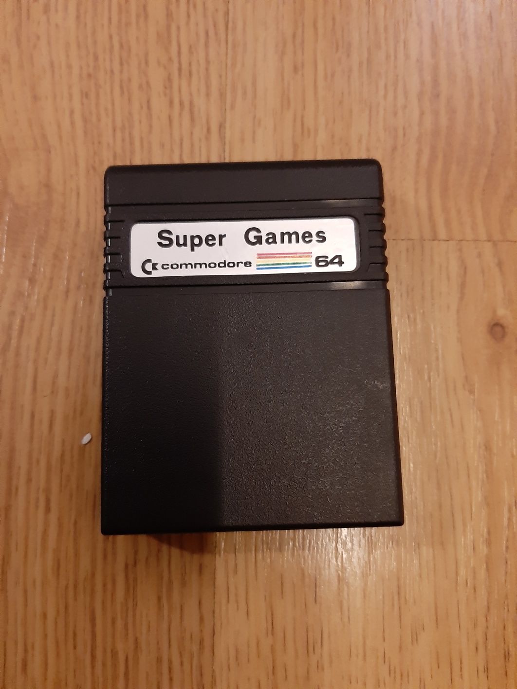 Commodore 64 Nowy Kartridż Super Games z epoki prl