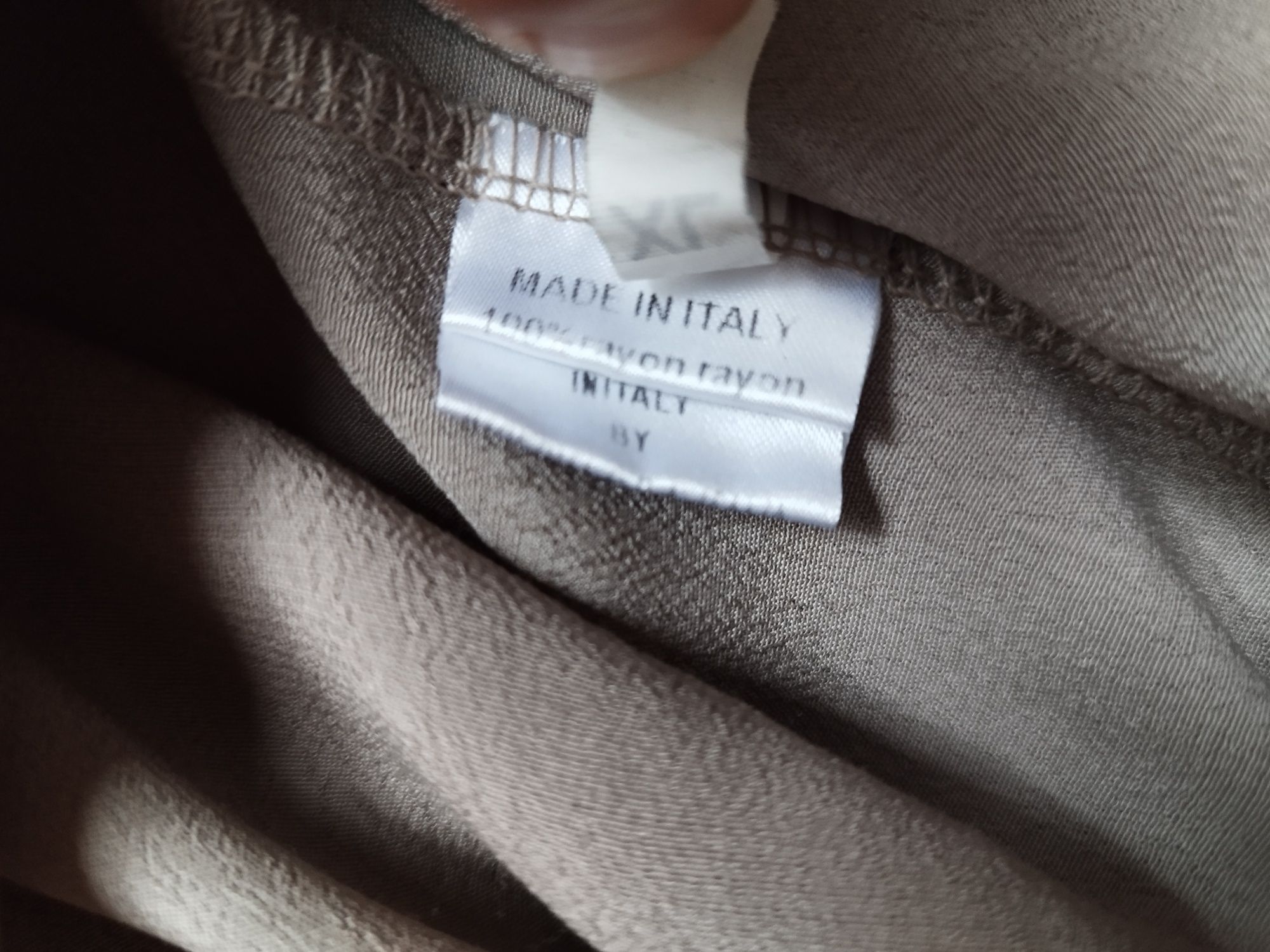 Włoska sukienka tunika rayon XL