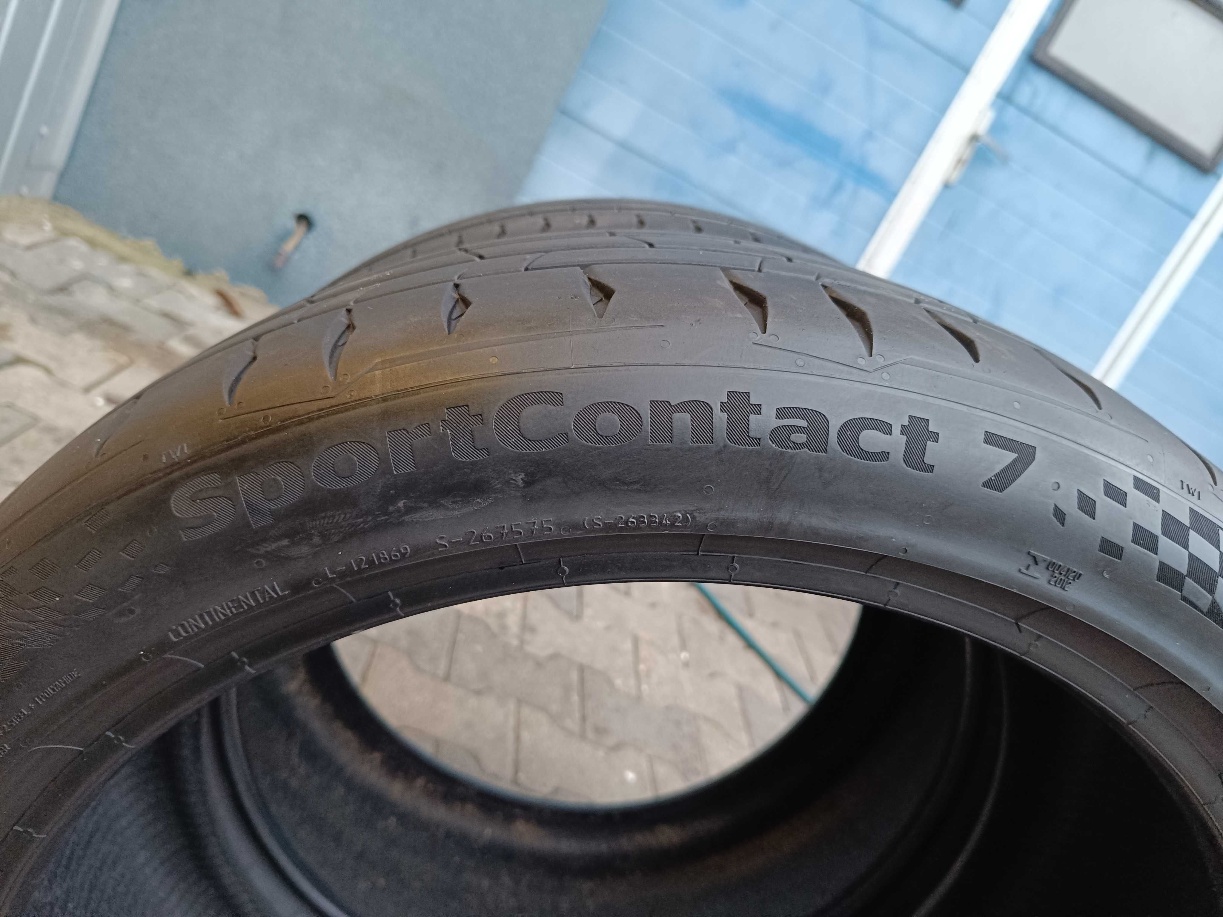 2x 235/40ZR19 Continental Sport Contact 7 Lato Używane FV Siedlce