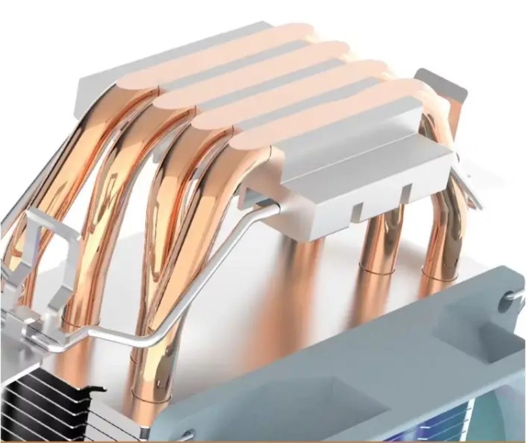 Aigo ICE400SE процессорный кулер Intel/AMD  TPD 160W RGB подсветка