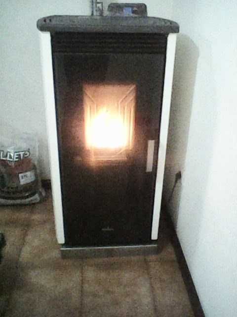 SALAMADRA BRONPI 12 KW, A Pelets e o Aspirador