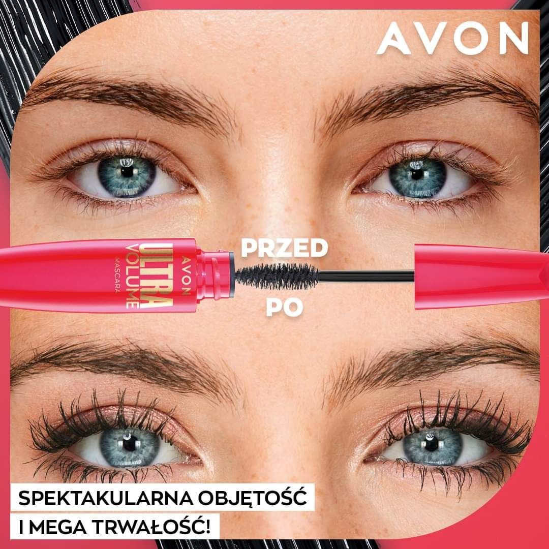 Maskara/ tusz do rzęs  Avon Ultra Volume + konturówka