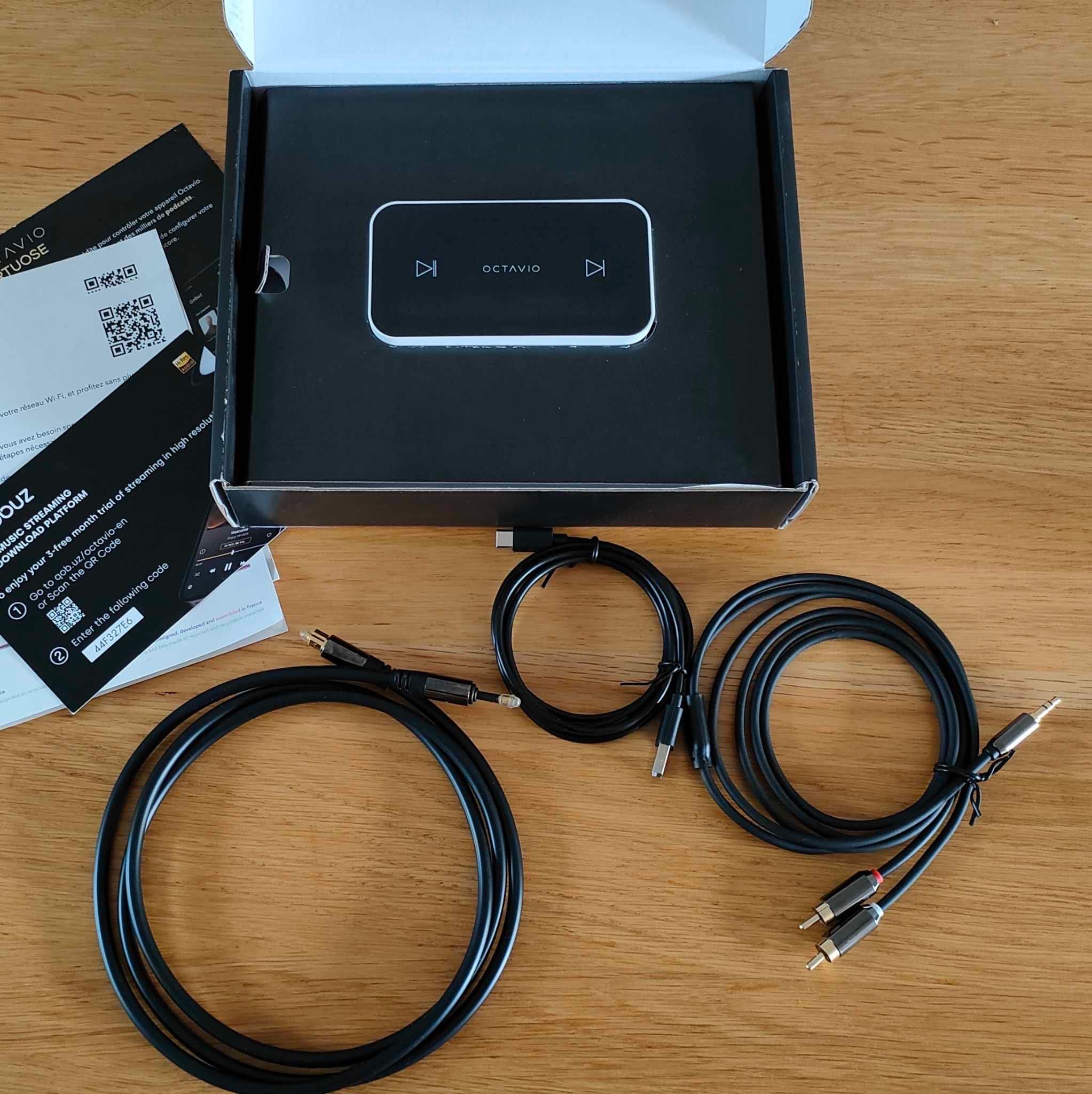 Nowy Octavio Stream plus RCA i optyczny
