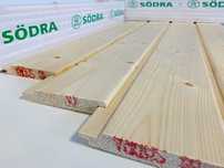 Deska elewacyjna podbitka świerk 19x146 AB softline sodra suszona