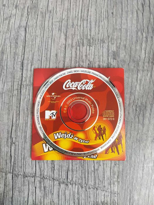 CD Coca Cola Wejdź w rytm! 2003 rok Benny Benassi Groove Coverage