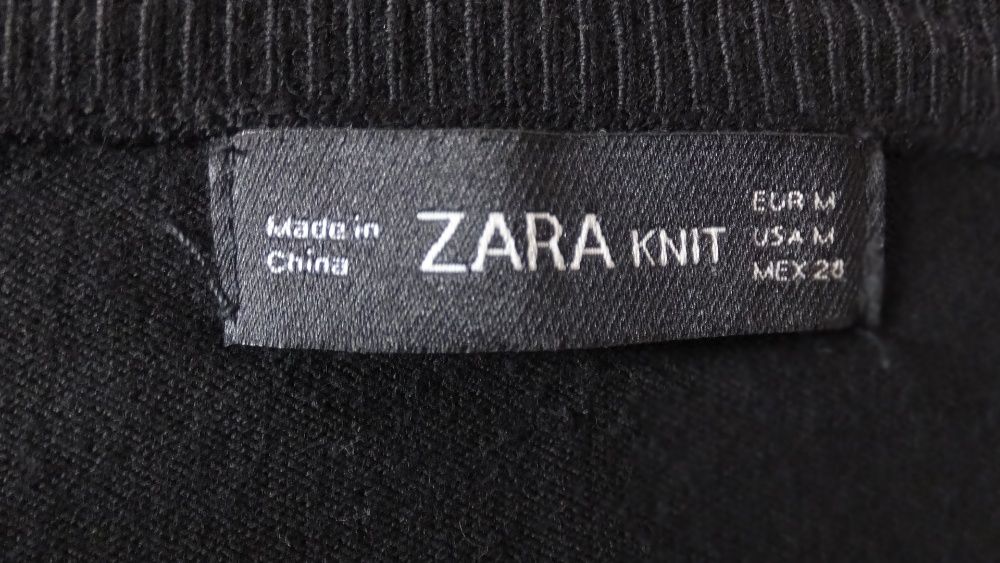 ZARA KNIT р. 46 М стильная трикотажная статусная кофта