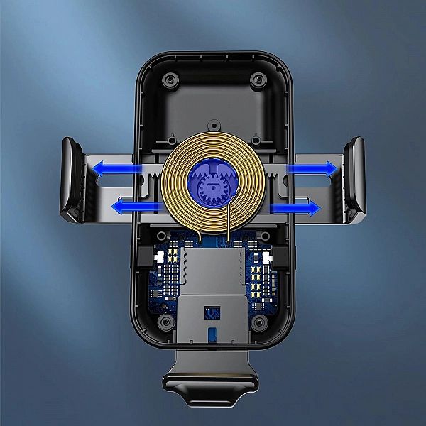 Choetech ładowarka indukcyjna z uchwytem + magnetyczne końcówki czarny