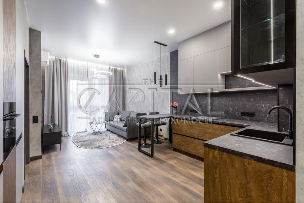 Оренда стильної 2-к квартири в ЖК Greenville на Печерську, Центр