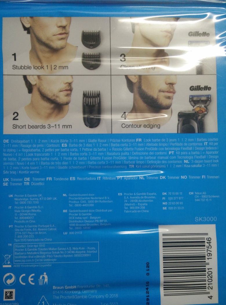 Braun styling kit aparador barba Kit 4 em 1