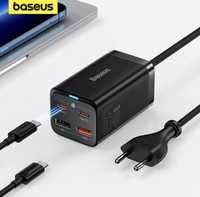 Зарядний пристрій Baseus GaN 3 Pro 65W + кабель Baseus 100W