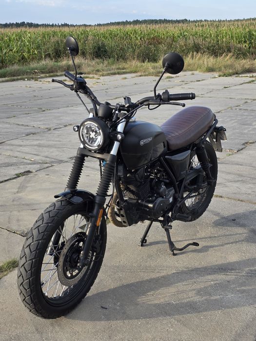 Brixton BX 125 Cromwell ABS wtrysk kat. B cafe racer niski przebieg