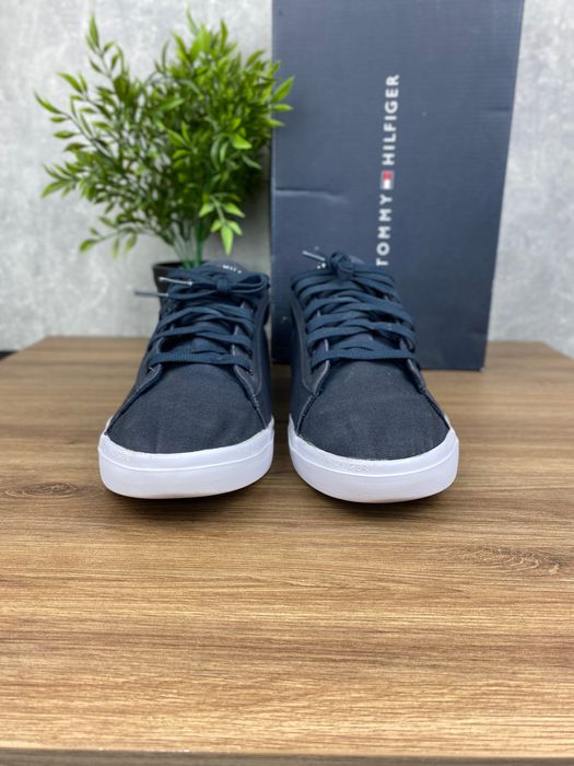 Granatowe sneakersy Tommy Hilfiger Essential Stripes r. 43