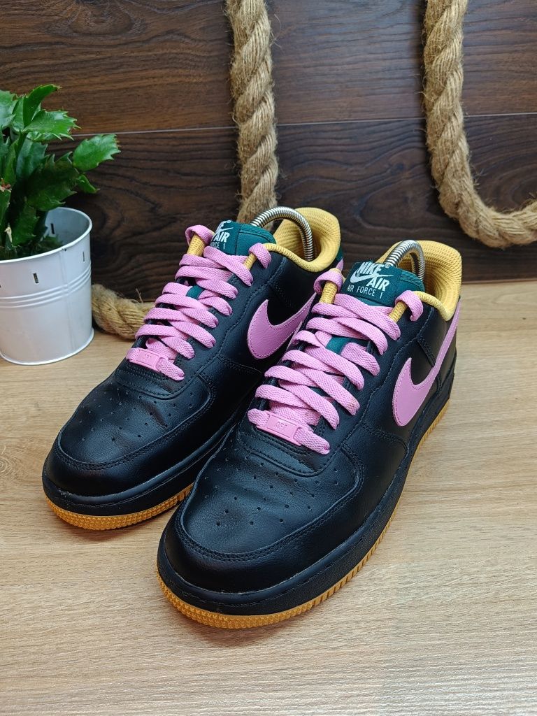 Czarne buty sportowe sneakersy Nike Air Force 1