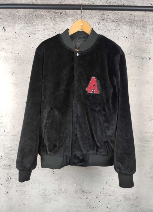 Kurtka Asos bomberka varsity bejsbolówka czarna r. M/L