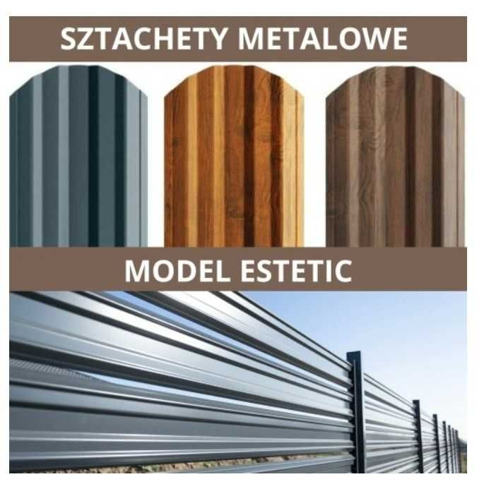 sztachety metalowe ESTETIC