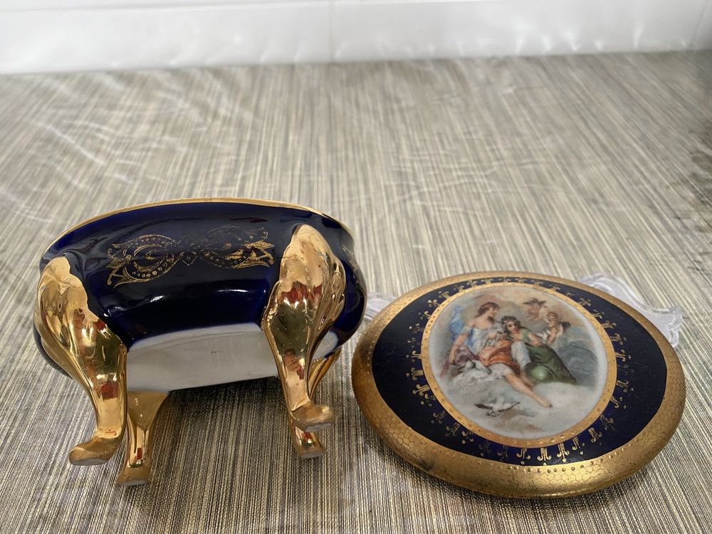 Caixa de porcelana vitage