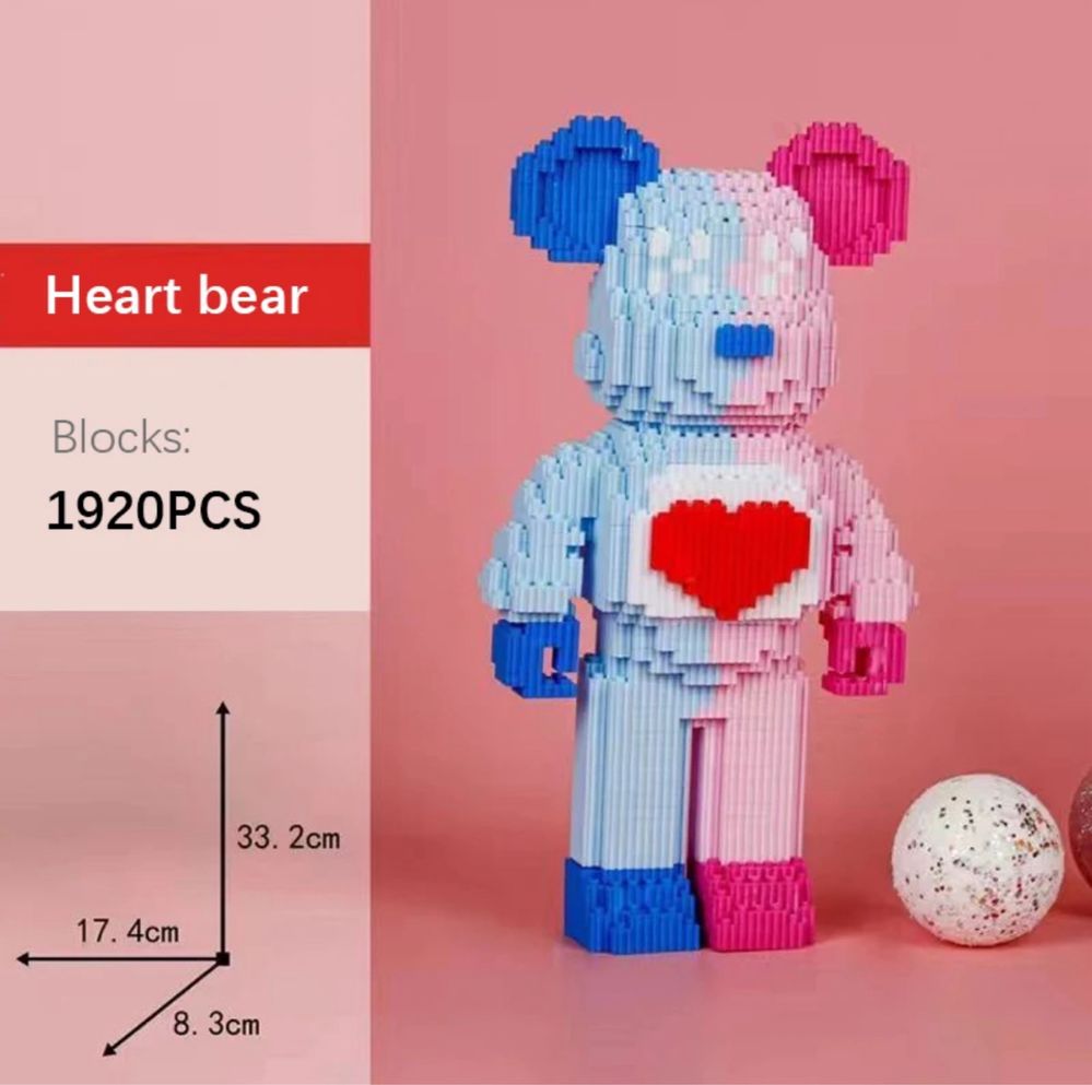 Конструктор bearbrick, медвідь, подарунок