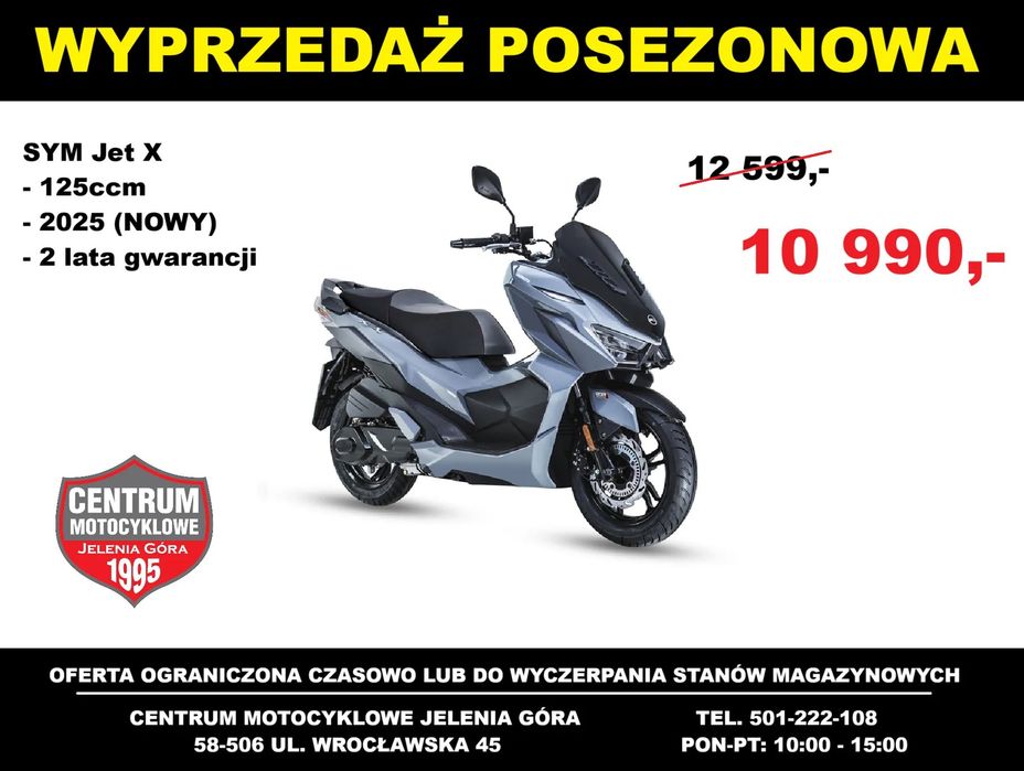 SYM Jet X Posezonowa WYPRZEDAŻ!