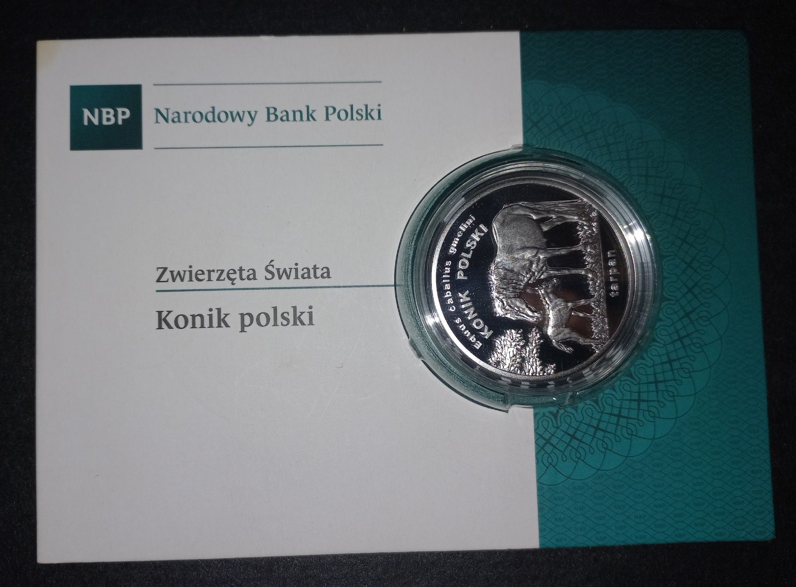 Moneta srebrna kolekcjonerska "Konik Polski"