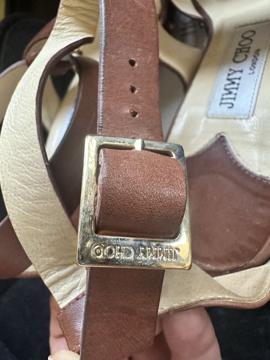 Шкіряні босоніжки Jimmy Choo оригінал