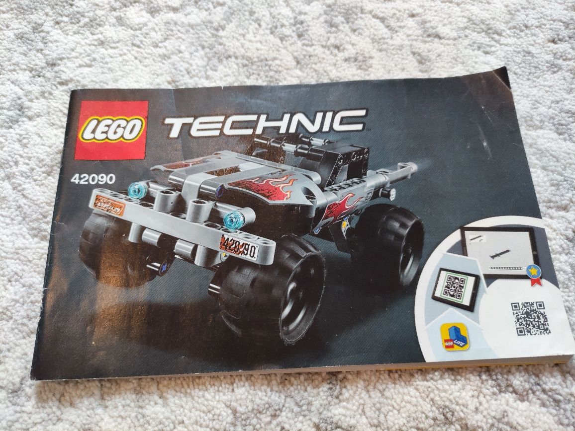 LEGO 42090 Technic - Monster truck złoczyńców 100% kompletny