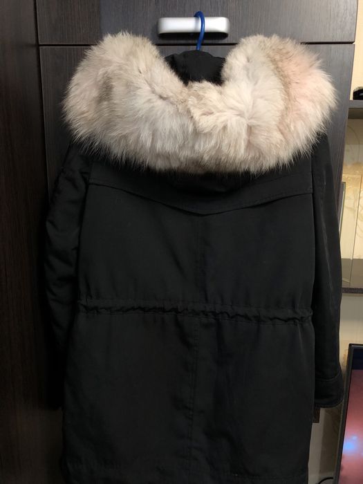 Парка-трансформер демисезонная!С песцом!