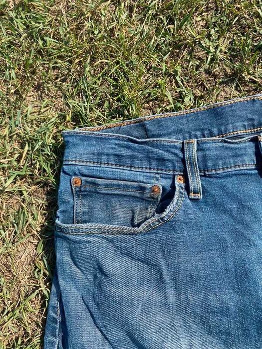 Świetnie spodnie męskie jeansy Levis 512niebieski 36x32 L XL denim men