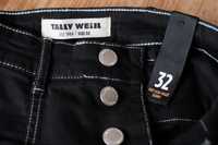 Nowe Spodnie z wysokim stanem XXS Tally Weijl czarne