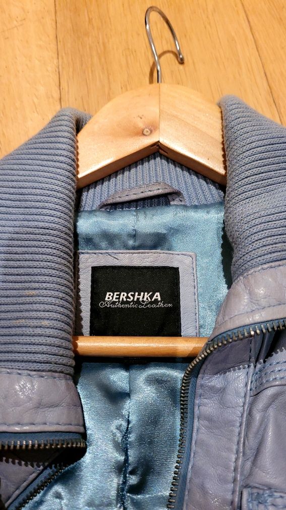 Casaco Bershka, azul, tamanho S