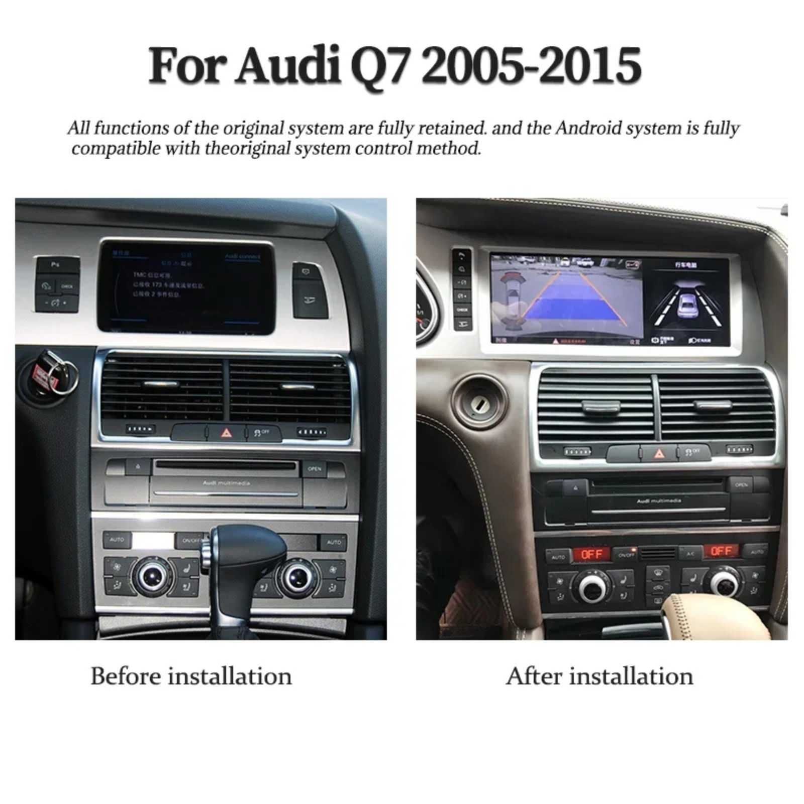 Мультимедиа Audi Q7 Ауди монитор дисплей головное устройство Android