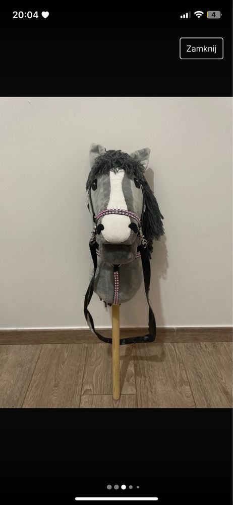 Hobby Horse szary ze sprzętem