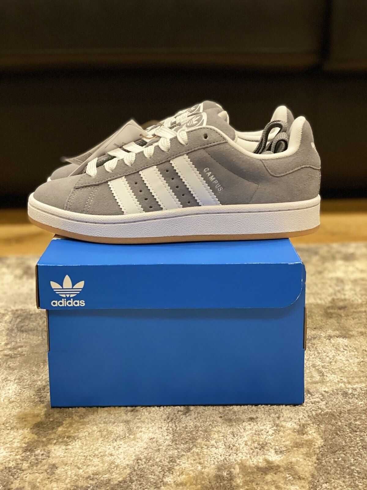 Adidas Originals Campus 00s J (GS) Gris Blanco Goma 38