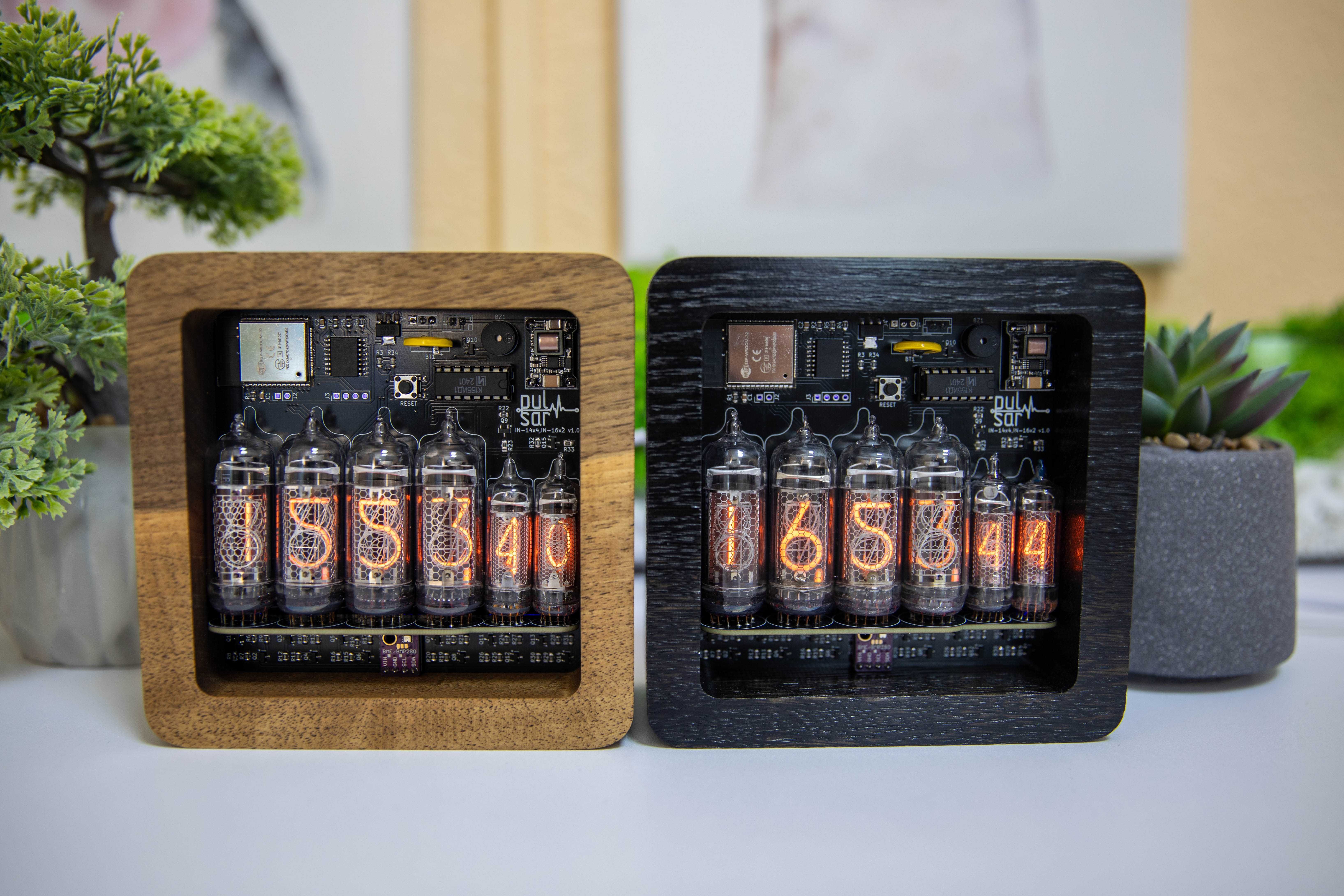 Ламповий Годинник Nixie Clock ИН-14+ИН-16