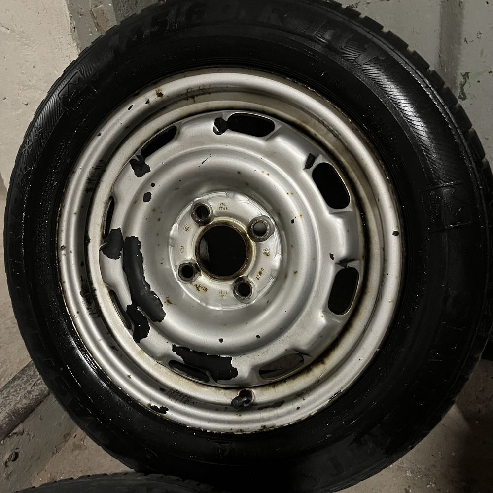Felgi stalowe Zimowe koła 14" 4x100 6Jx14H2 ET45 57.1mm VW Skoda Seat