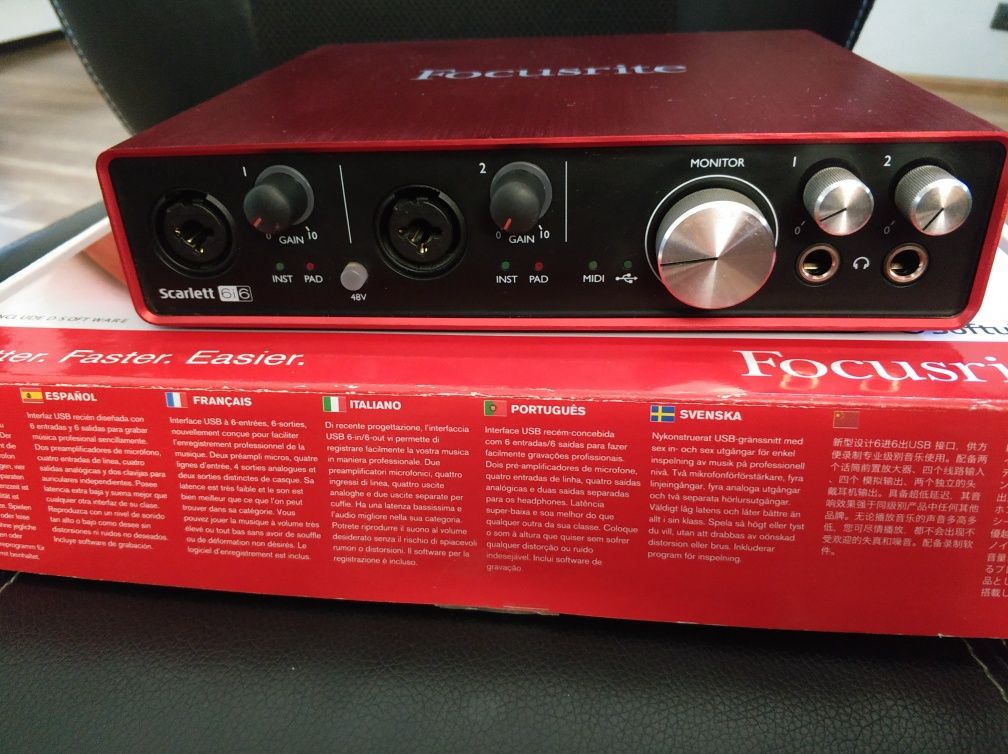 Interface audio Focusrite 6i6 2gen