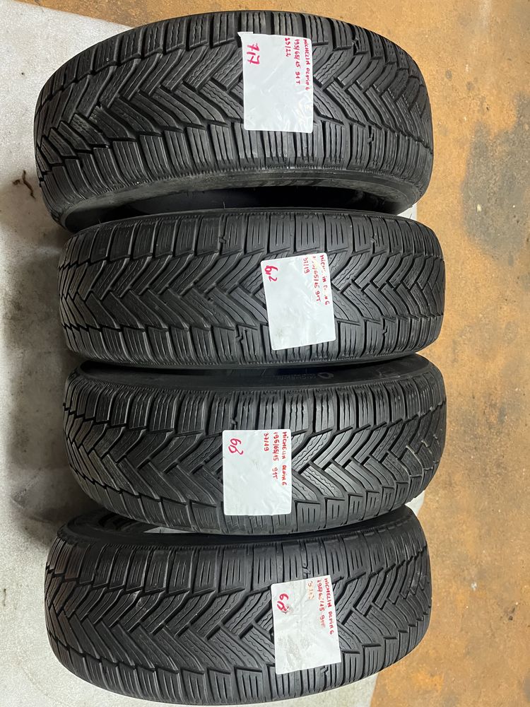 4x 195/65/15 91T MICHELIN ALPIN 6 opona zimowa