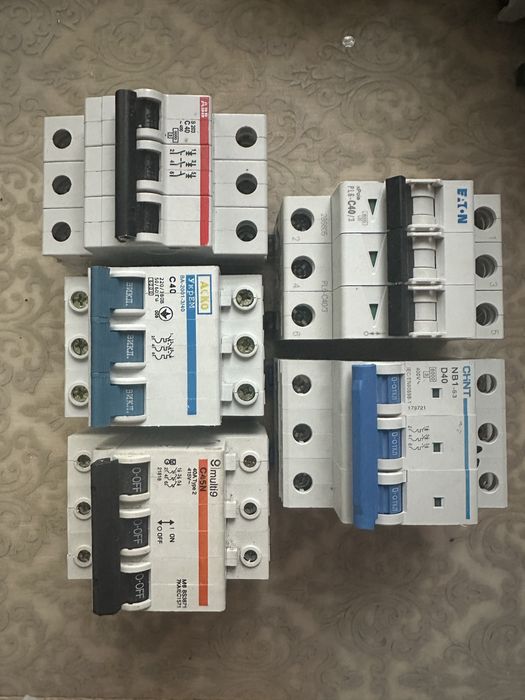 Автоматичний вимикач на 40 А : EATON, MOLLER, CLINT, ABB, ACKO-УКРЕМ