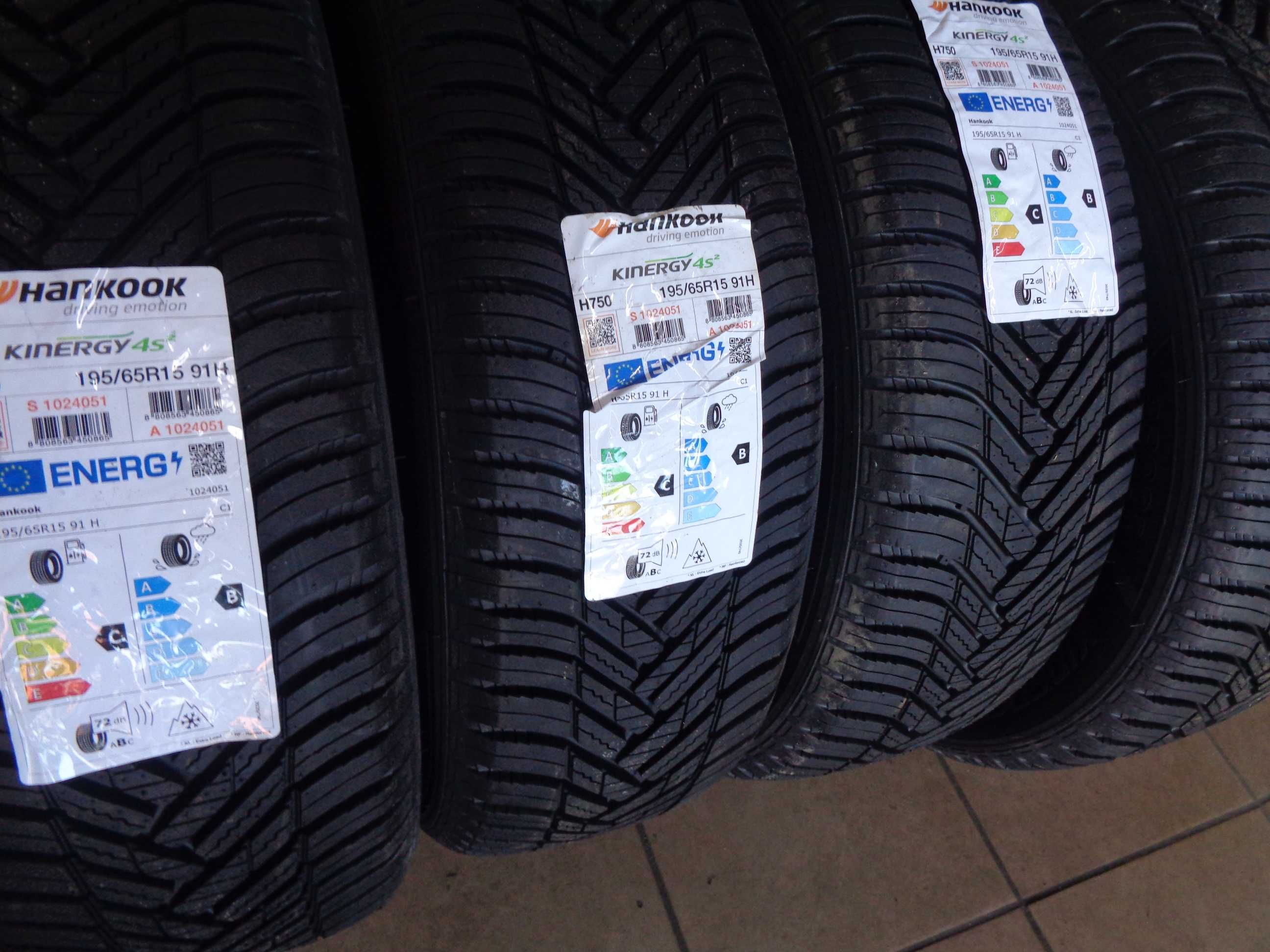 NOWE 195/65R15 HANKOOK Kinergy 4S2 , opony całoroczne ,Polecamy ,ANDAR