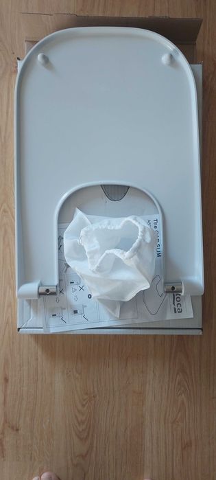Deska WC Roca Gap Slim – nowa, soft-close, Quick-Release